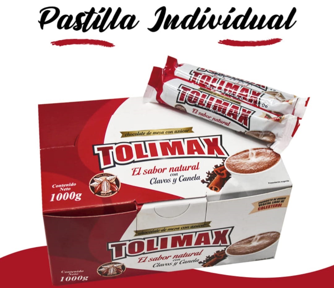 Display Chocolate TOLIMAX Aliños 25GR Caja